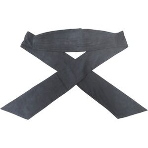 11C CHANEL Suede Leather Cummerbund Corset Waist Belt 11AW Navy for Men and W...